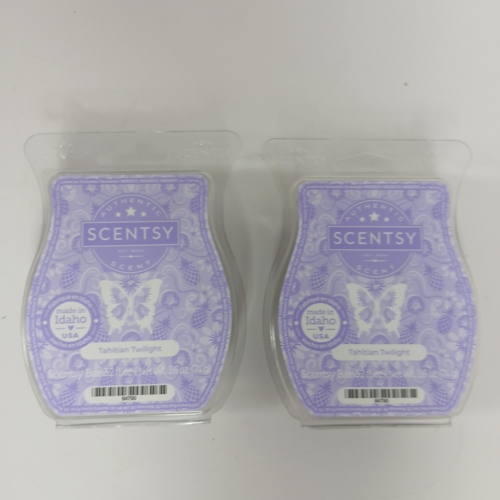 SCENTSY ~ Tahitian Twilight Wax Bars ~ Lot of 2 ~ NEW READ